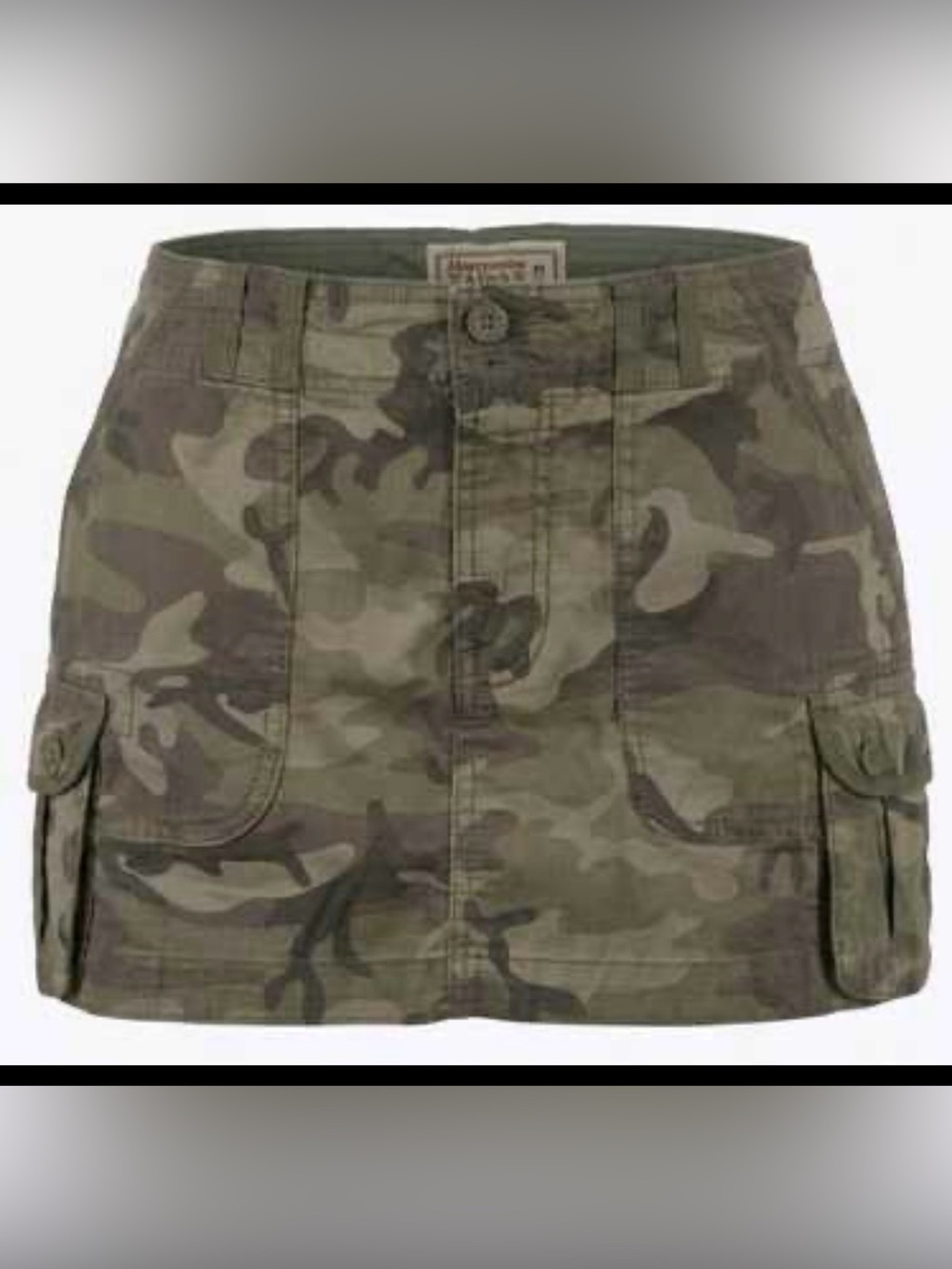 Y2k Vintage Abercrombie Camo Skirt Women's  L NWT